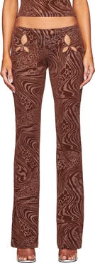 I.AM.GIA Amina Cutout Low Rise Flare Pants