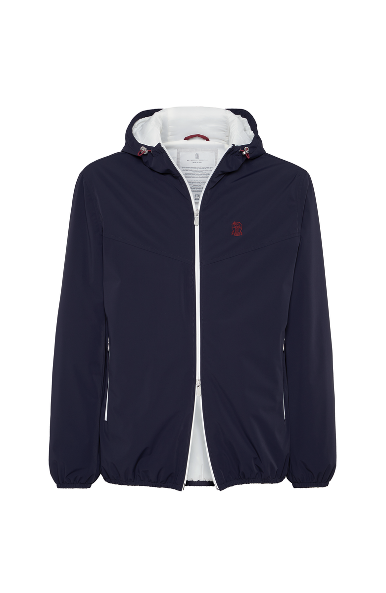 Brunello Cucinelli Outerwear with hood, Main, color, Navy Blue