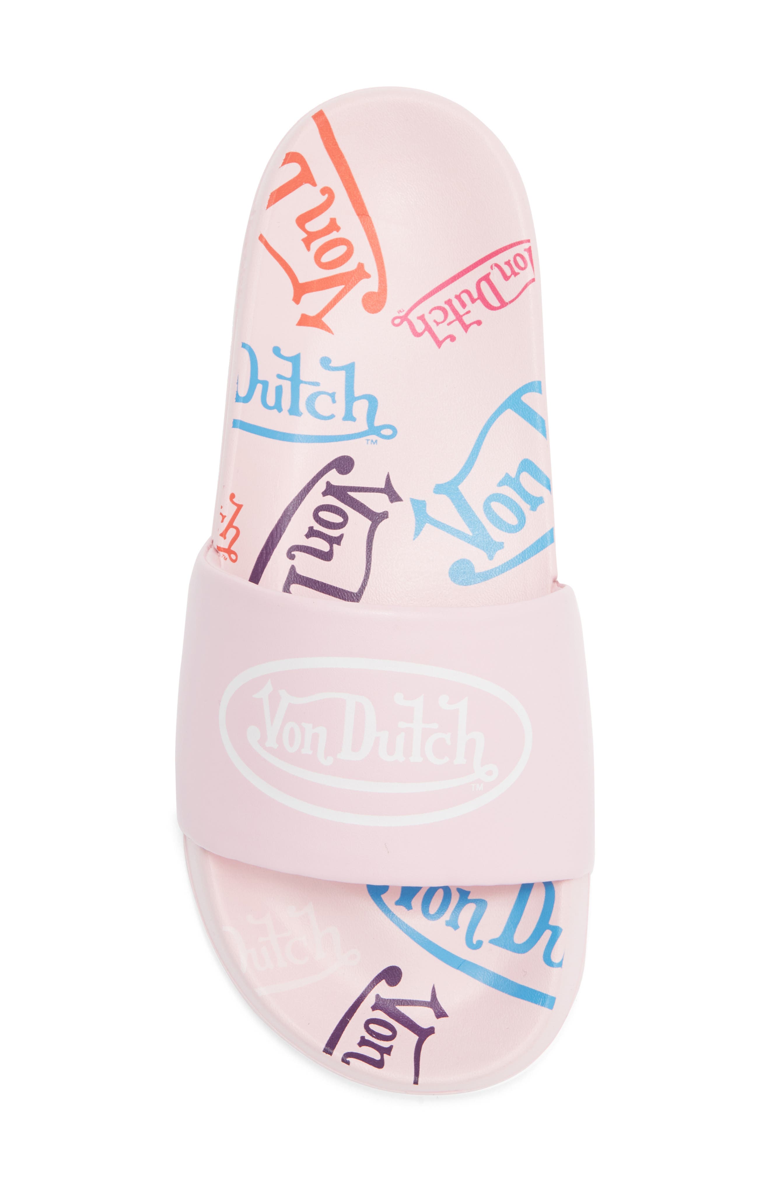 Von Dutch Vivi Slide Sandal, Alternate, color, Pink