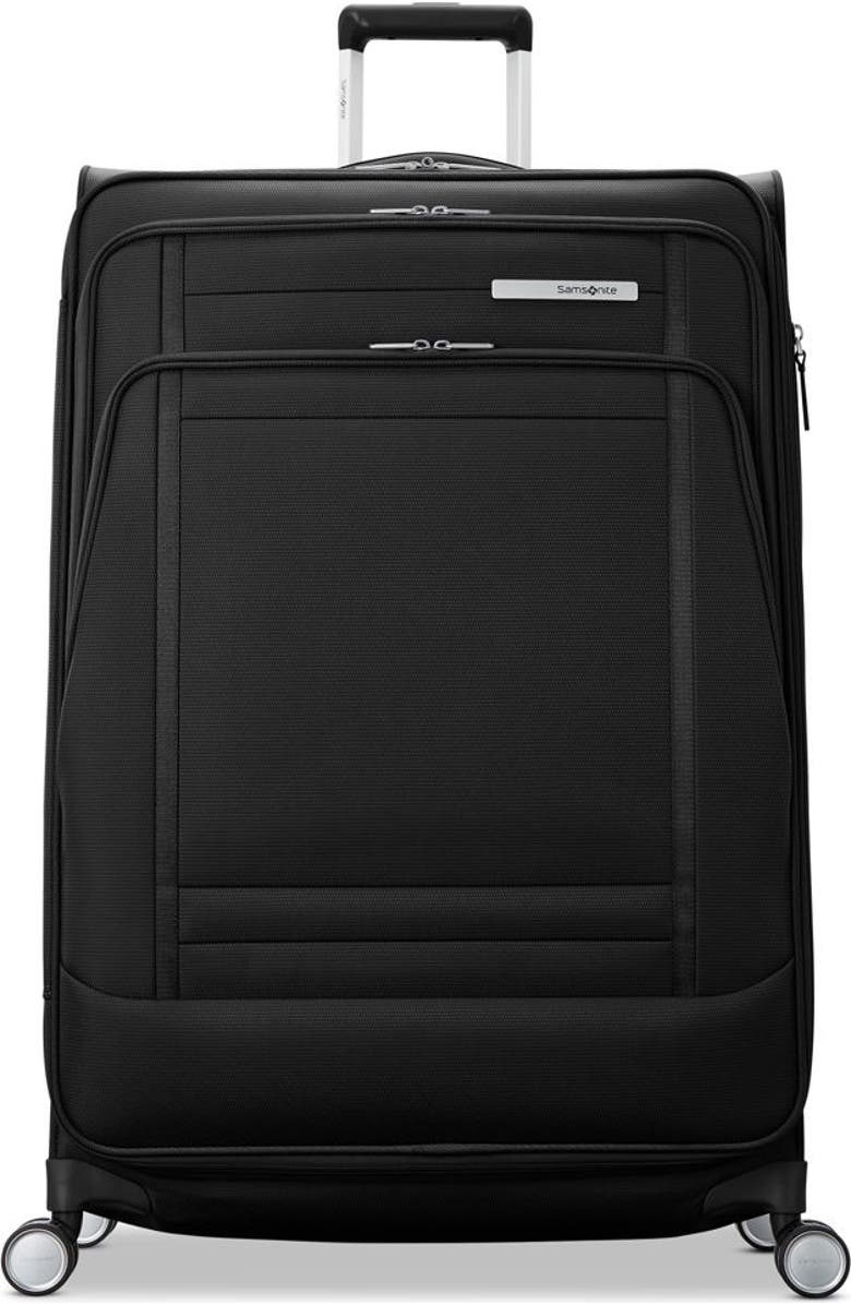 Samsonite UpLIFT Lightweight 2-Piece Set (Carry-On/Checked-Large) Softside Expandable Luggage, Alternate, color, Black