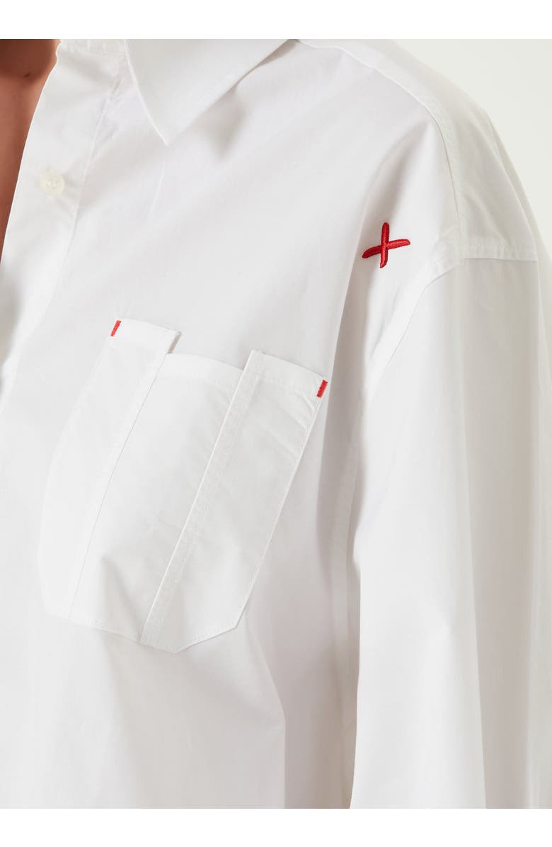 PCFG Cotton Oversized Shirt, Alternate, color, White