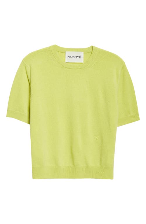 Nackiyé Nackiyè Short Sleeve Cashmere Sweater In Green