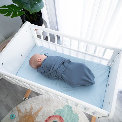 Comfy Cubs Easy Swaddle Blankets In Blue