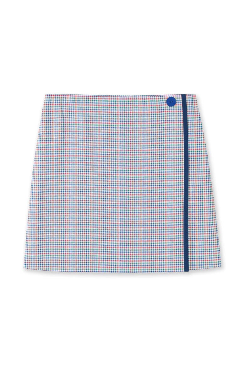 Plaid Skort, Main, color, Wht/Multi