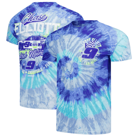 Men's Classic Ink Royal Chase Elliott Tie-Dye T-Shirt