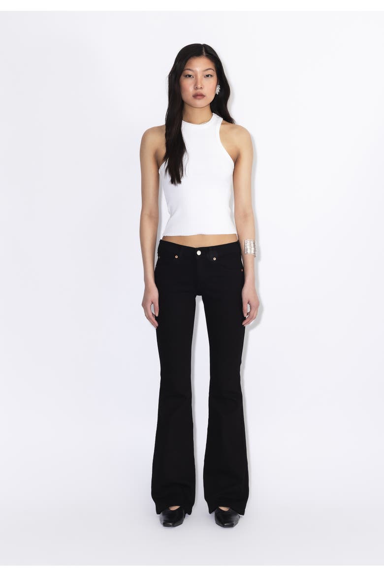 Kily Low Bootcut Jeans, Alternate, color, Solid black