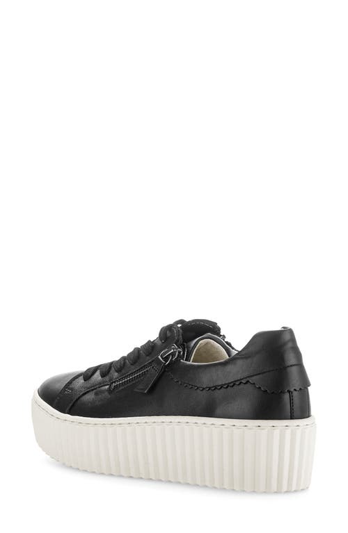 Gabor 53.200 Platform Sneaker In Black