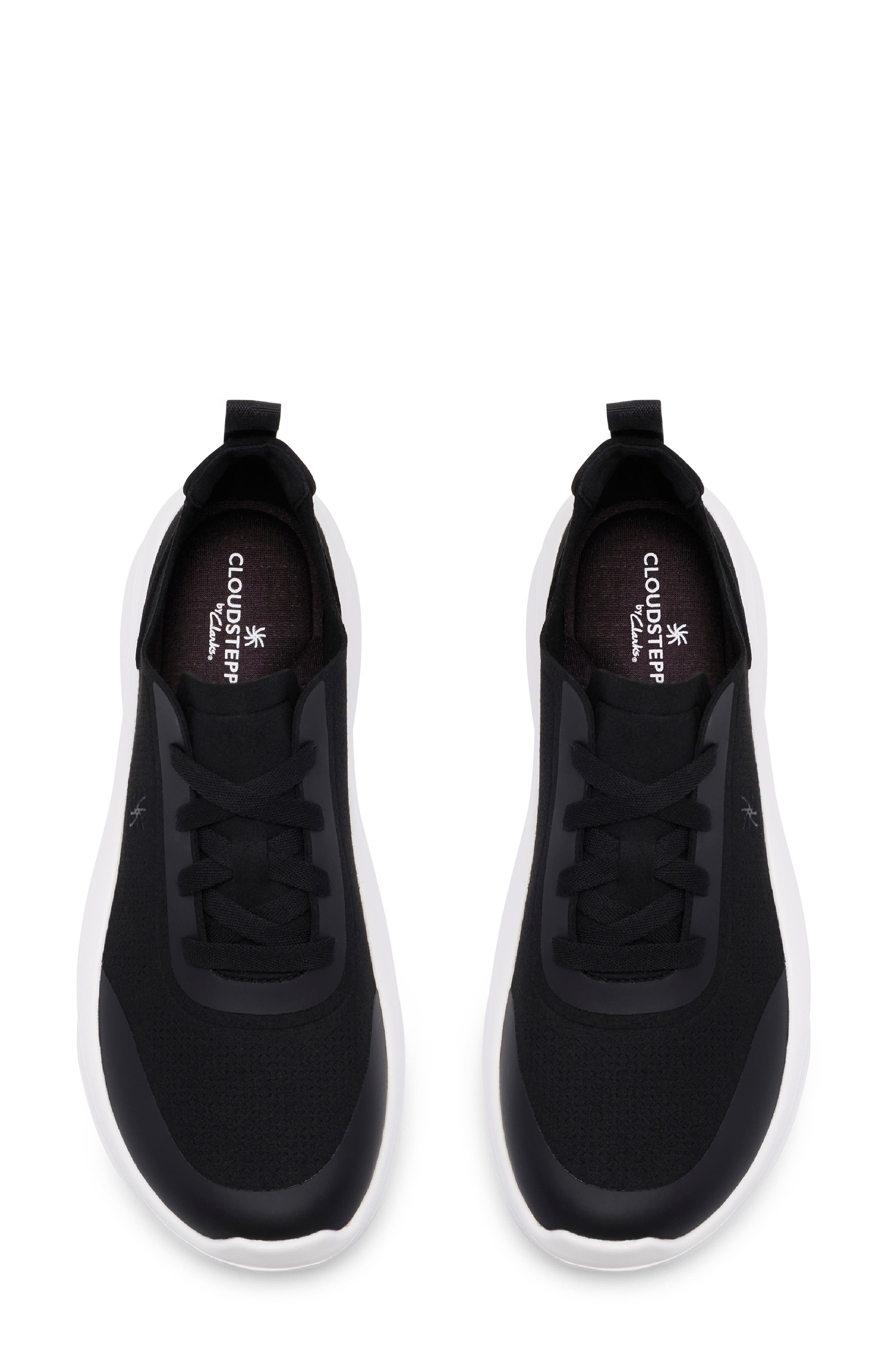 Solevana Ria Recovery Sneaker, Alternate, color, BLACK