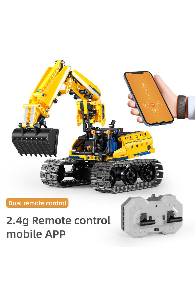 iM.Master STEM Academy Mechanical Master R/C 3In1 Excavator & Robot, Alternate, color, 
