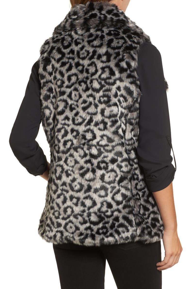 Via Spiga Faux Fur Vest, Alternate, color, 