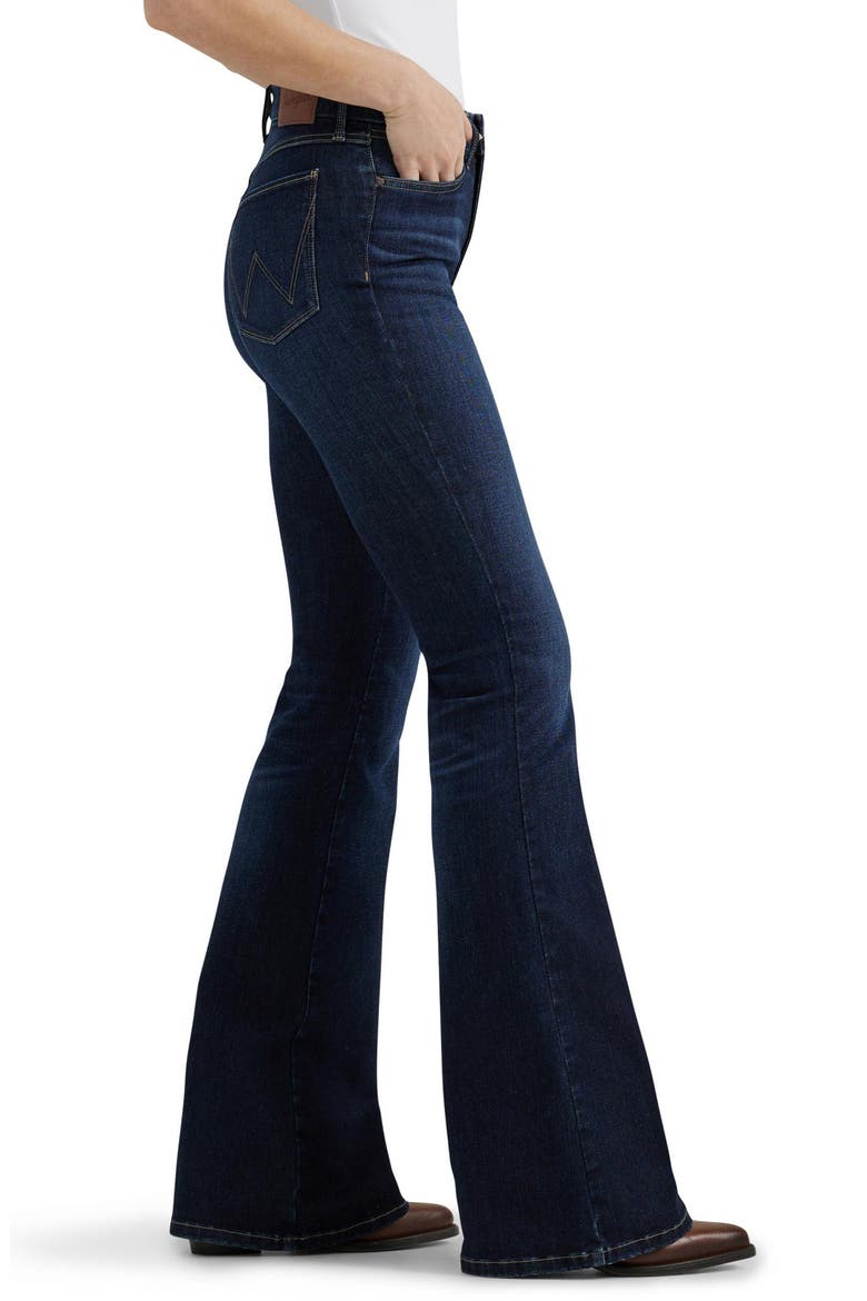 Bespoke Curvy High Waist Flare Jeans, Alternate, color, MADILYN