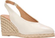 André Assous Pamala Slingback Espadrille Platform Wedge Pump
