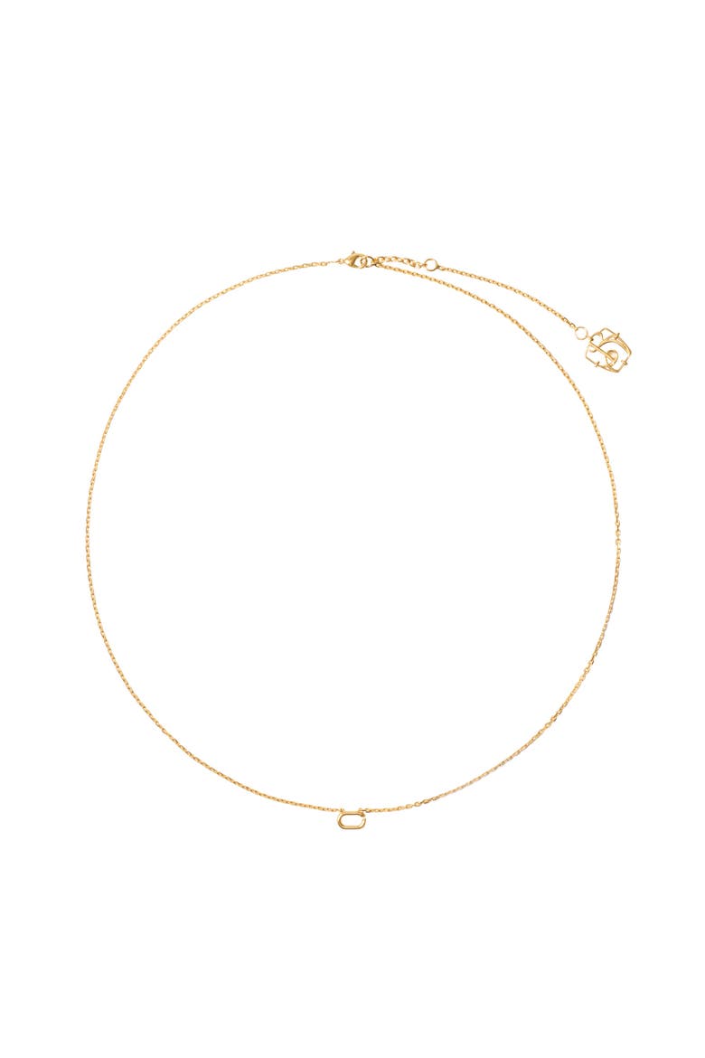 Charm Fine Chain Necklace, Main, color, Gold