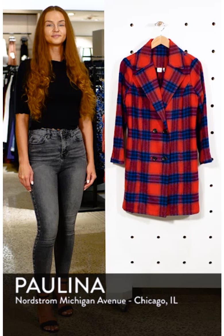 Plaid Double Breasted Coat video