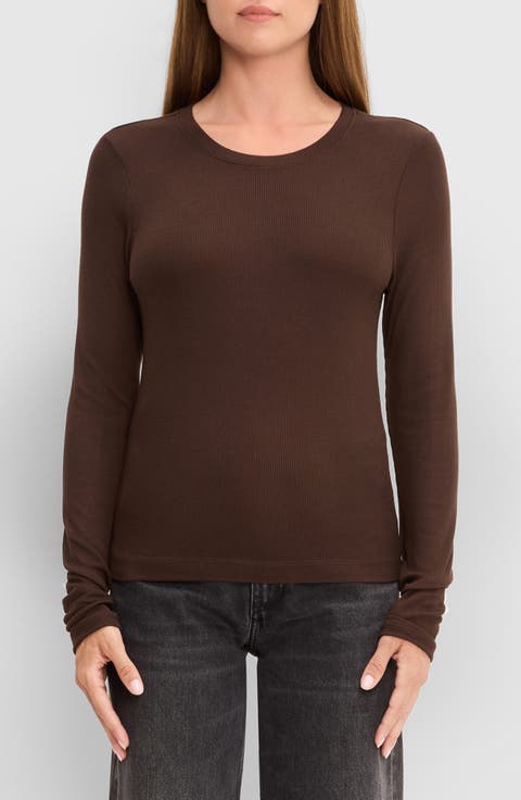 Finn Rib Crewneck Top