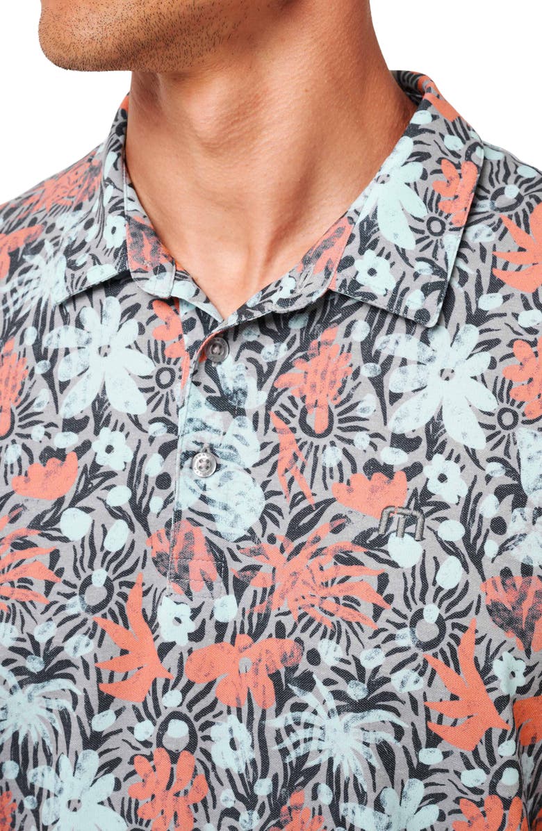 TravisMathew Featherweight Sands Polo, Alternate, color, Heather Medium Grey