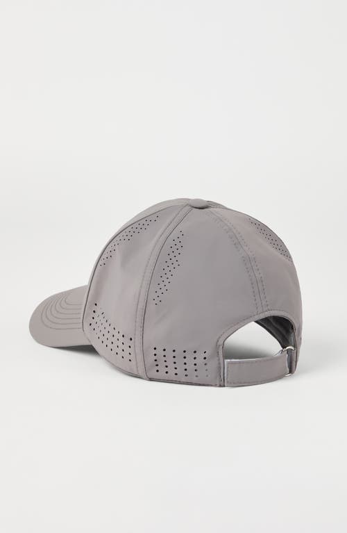 Brunello Cucinelli Baseball Cap With Logo In Gray
