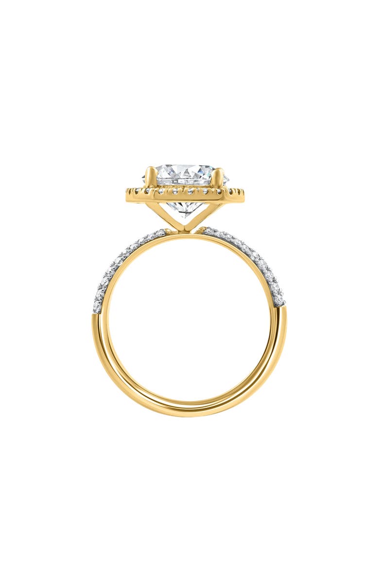Bliss Diamond Certified 3.56Ct Diamond Halo Engagement 14k Gold Lab Grown, Alternate, color, 