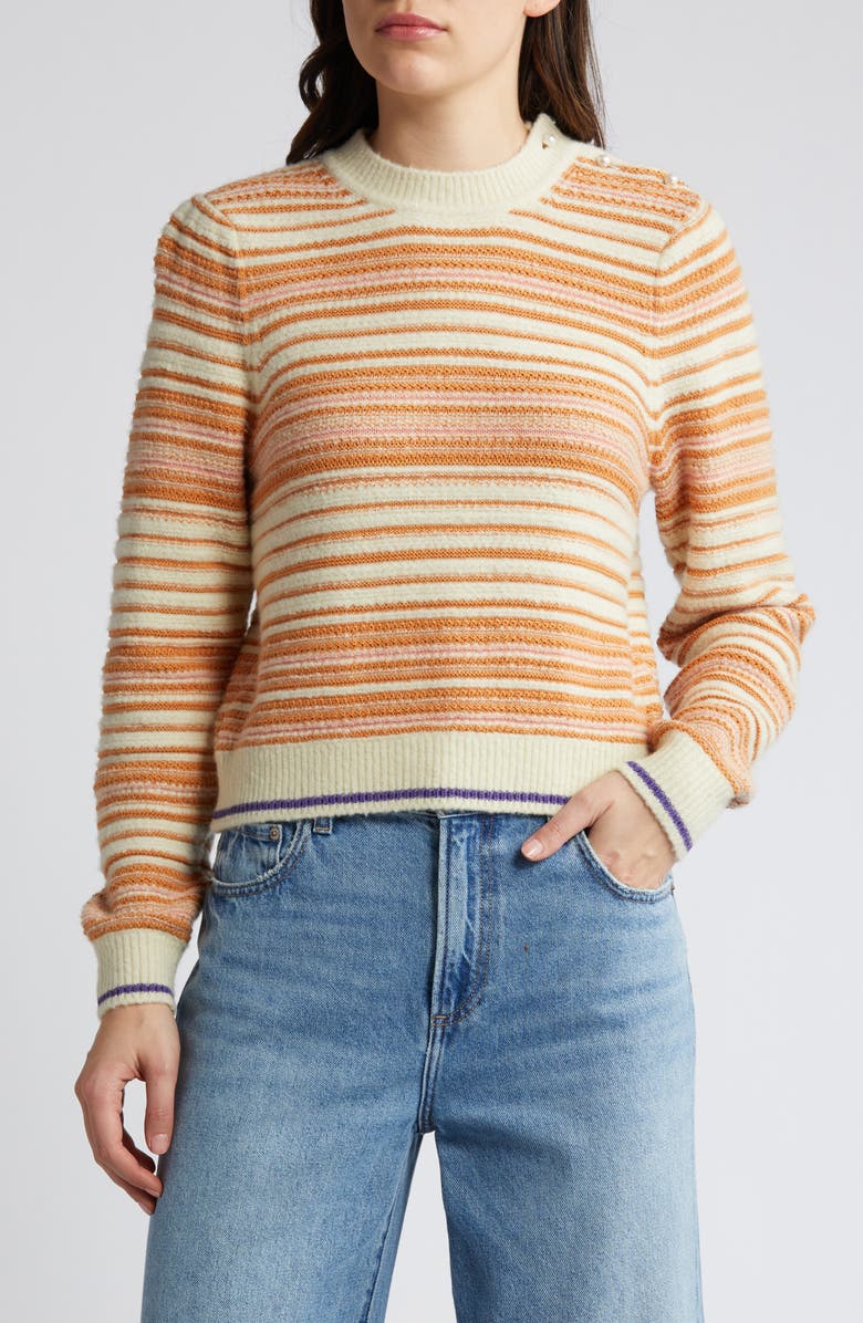 SESSÙN Nagina Stripe Sweater, Main, color, 