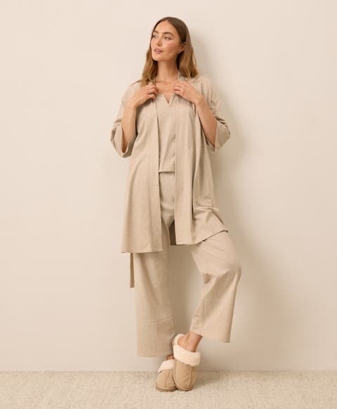 Organic Staycation Short Robe