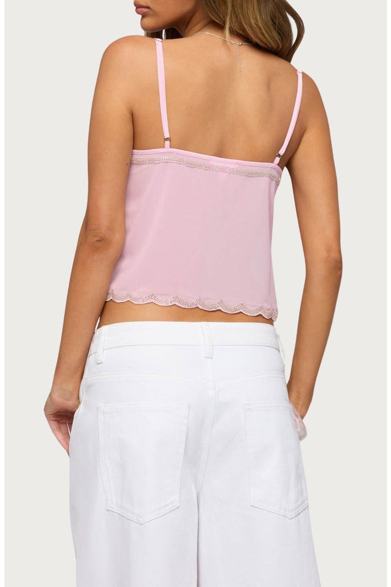 Bead & Sequin Chiffon Camisole, Alternate, color, LIGHT-PINK