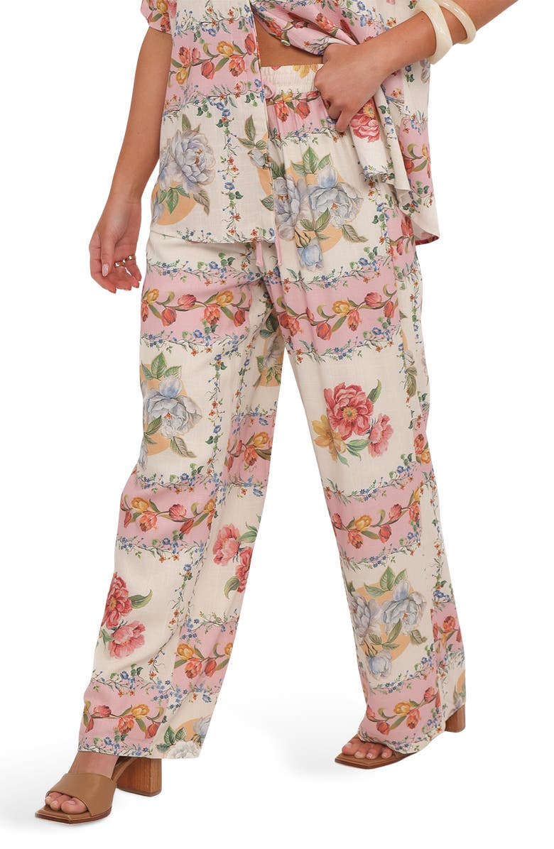 Petal & Pup Cascais Rose Tile Pants, Alternate, color, Rose Tile