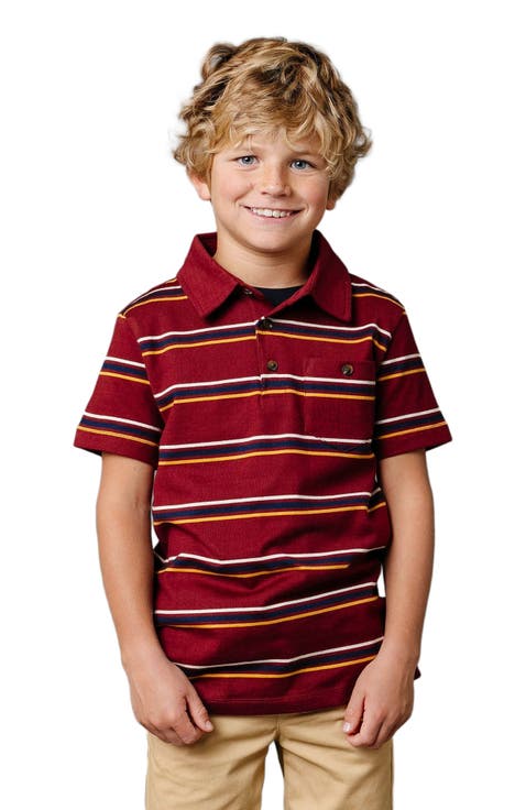 Boys' Organic Jersey Polo, Kids