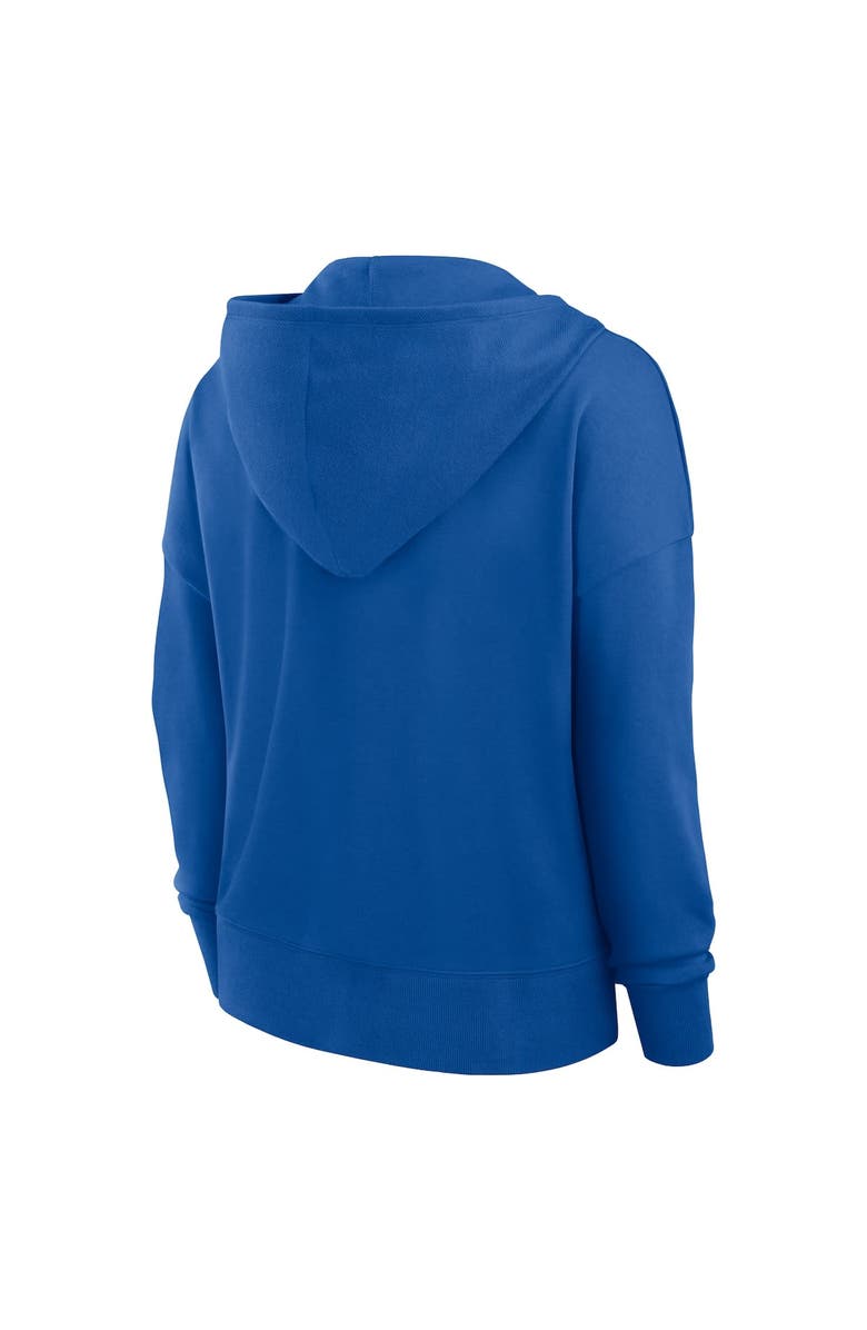 FANATICS Women's Fanatics Royal Seattle Seahawks Blitz Left Lace-Up Pullover Hoodie, Alternate, color, Royal