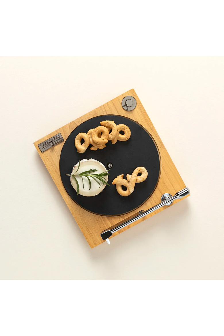 Turntable Cheeseboard, Main, color, Light Brown / Black