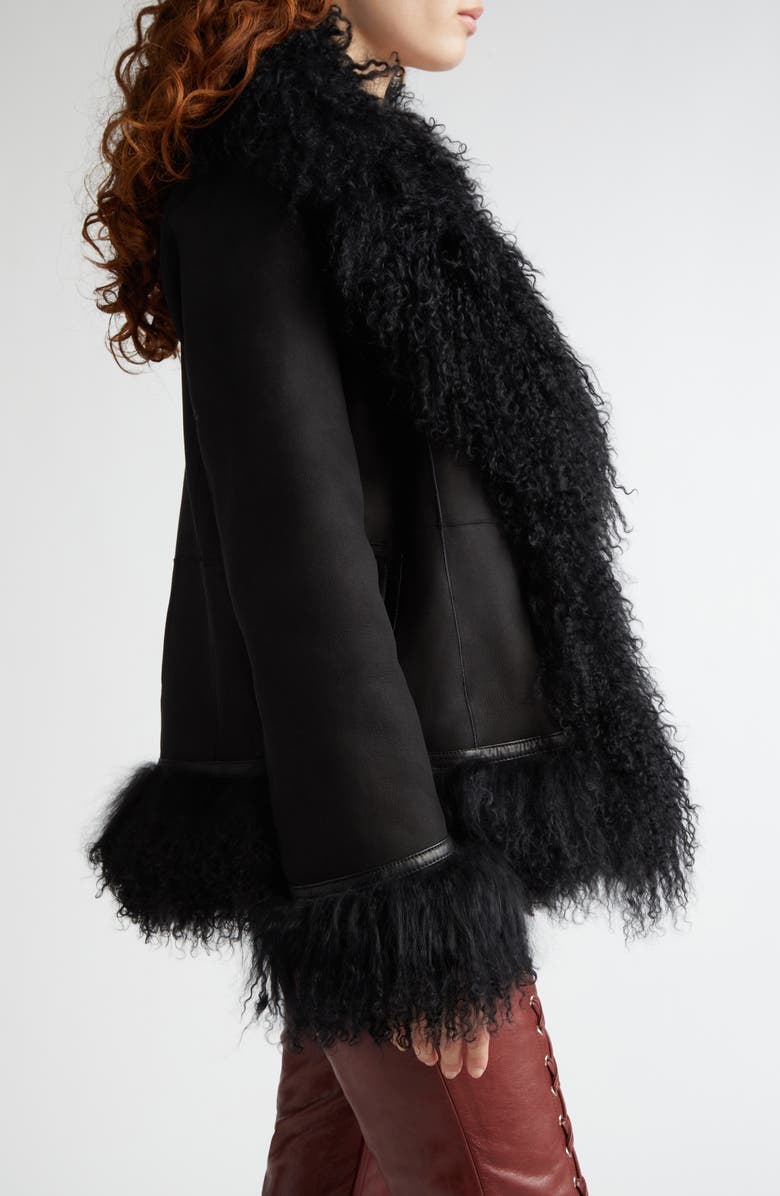 Saks Potts Bon Genuine Shearling Jacket, Alternate, color, 