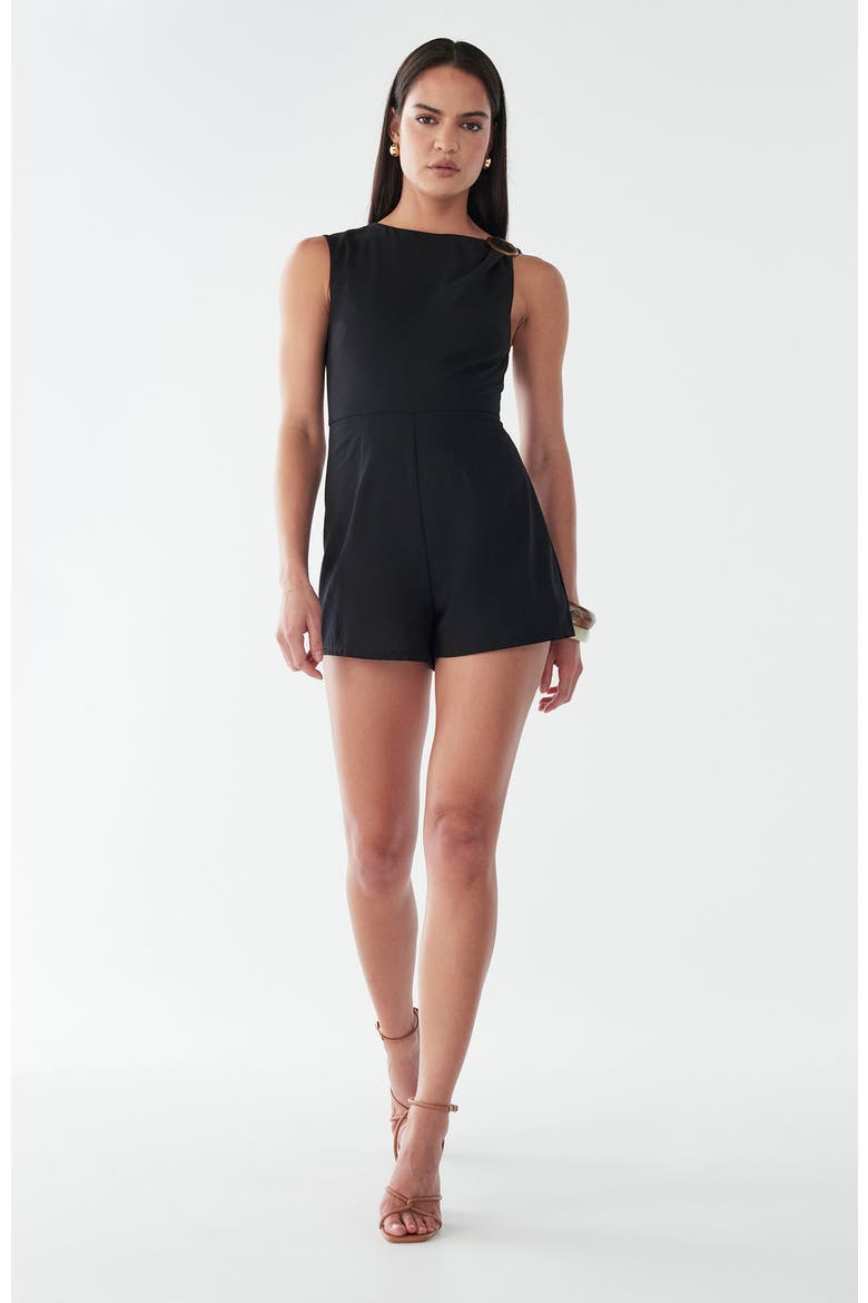 Zenay Playsuit, Main, color, Black