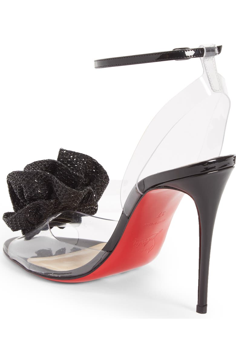 Christian Louboutin Fossiliza Clear Ankle Strap Sandal, Alternate, color,