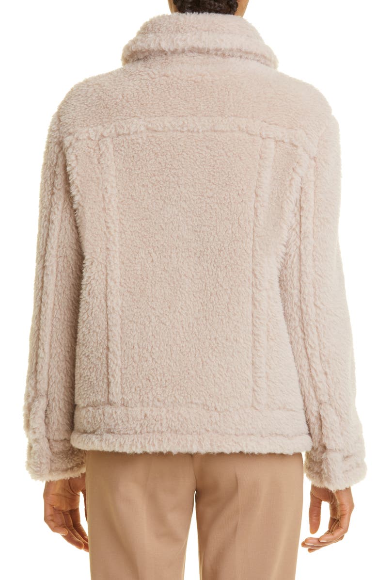 Max Mara Teddino Alpaca & Wool Blend Jacket, Alternate, color,