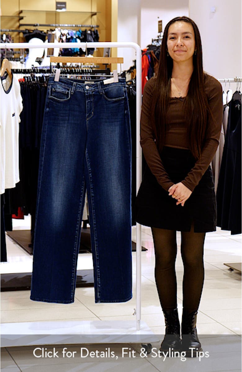 Alicent High Waist Wide Leg Jeans, sales video thumbnail