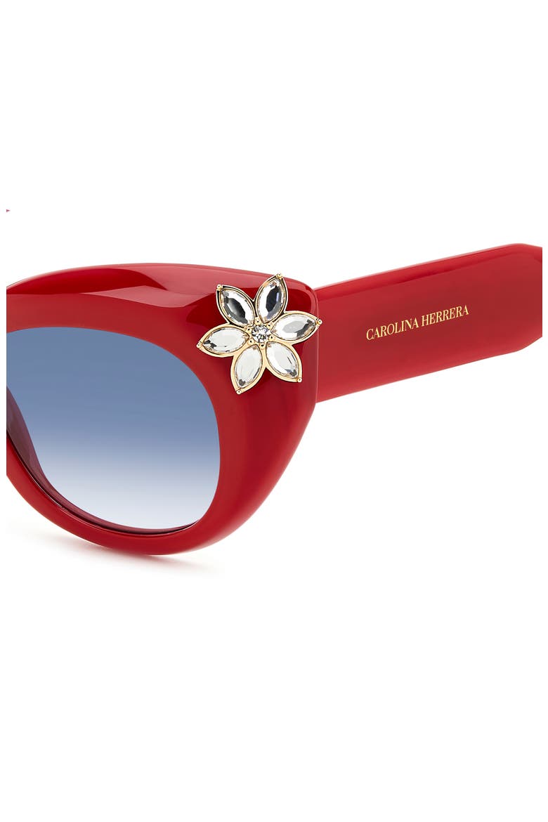 50mm Gradient Cat Eye Sunglasses, Alternate, color, 0C9A-08