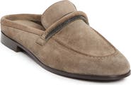 Brunello Cucinelli Monili Trim Loafer Mule