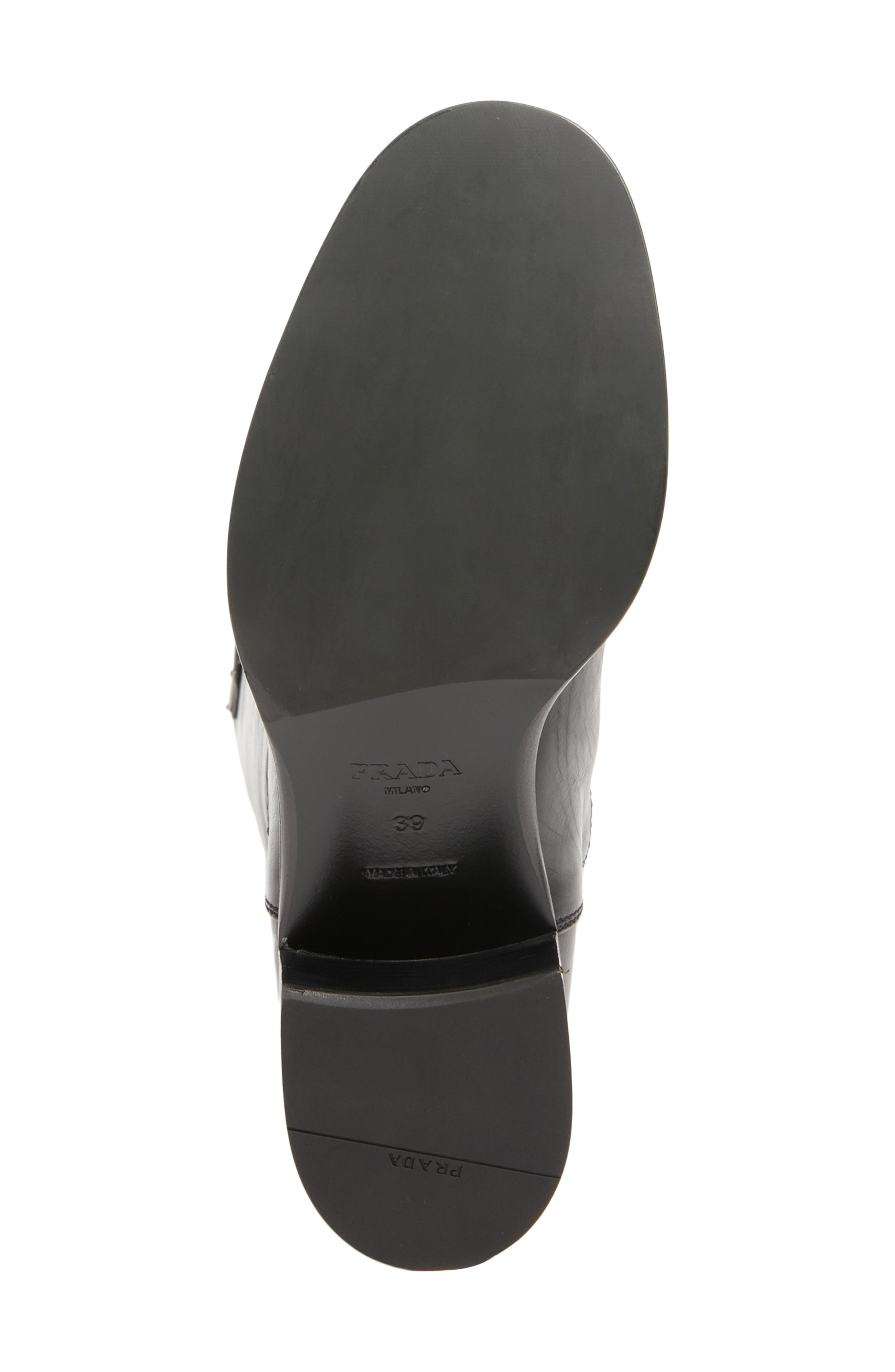 Leather Tall Boot, Alternate, color, NERO