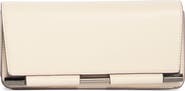 BCBG Bar Hardware Faux Leather Clutch