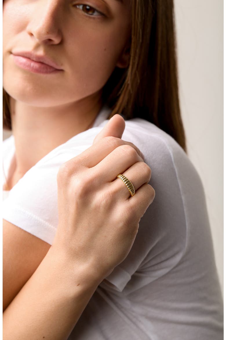 14K Gold Stackable Band Ring, Alternate, color, 14K YELLOW GOLD