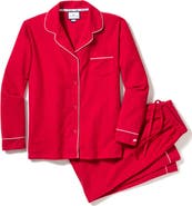 Petite Plume Red Flannel Pajama Set