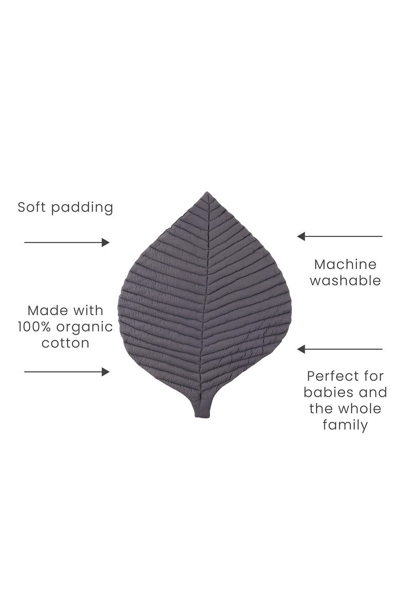Toddlekind Organic Cotton Leaf Play Mat, Alternate, color, 