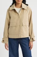 Bernardo Short Hooded Raincoat