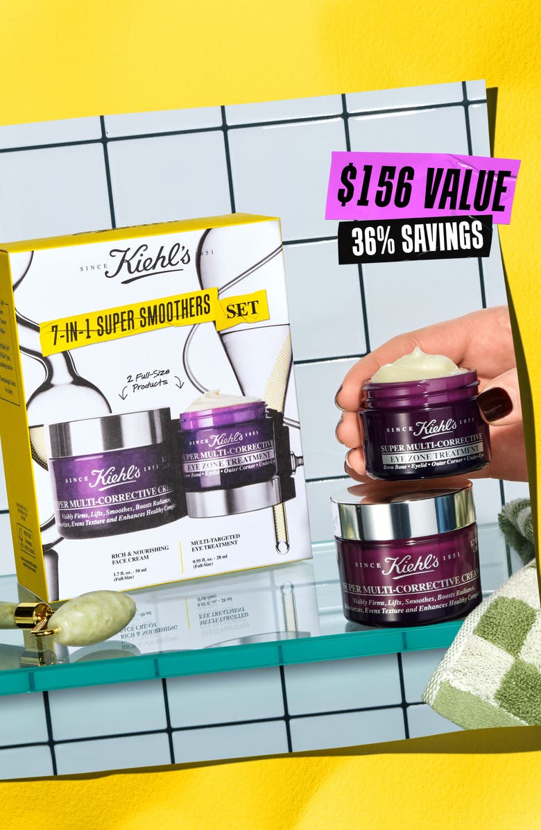 Kiehl's Since 1851 Super Multi-Corrective 7-in-1 Super Smoothers Set (Nordstrom Exclusive) $156 Value, Alternate, color,