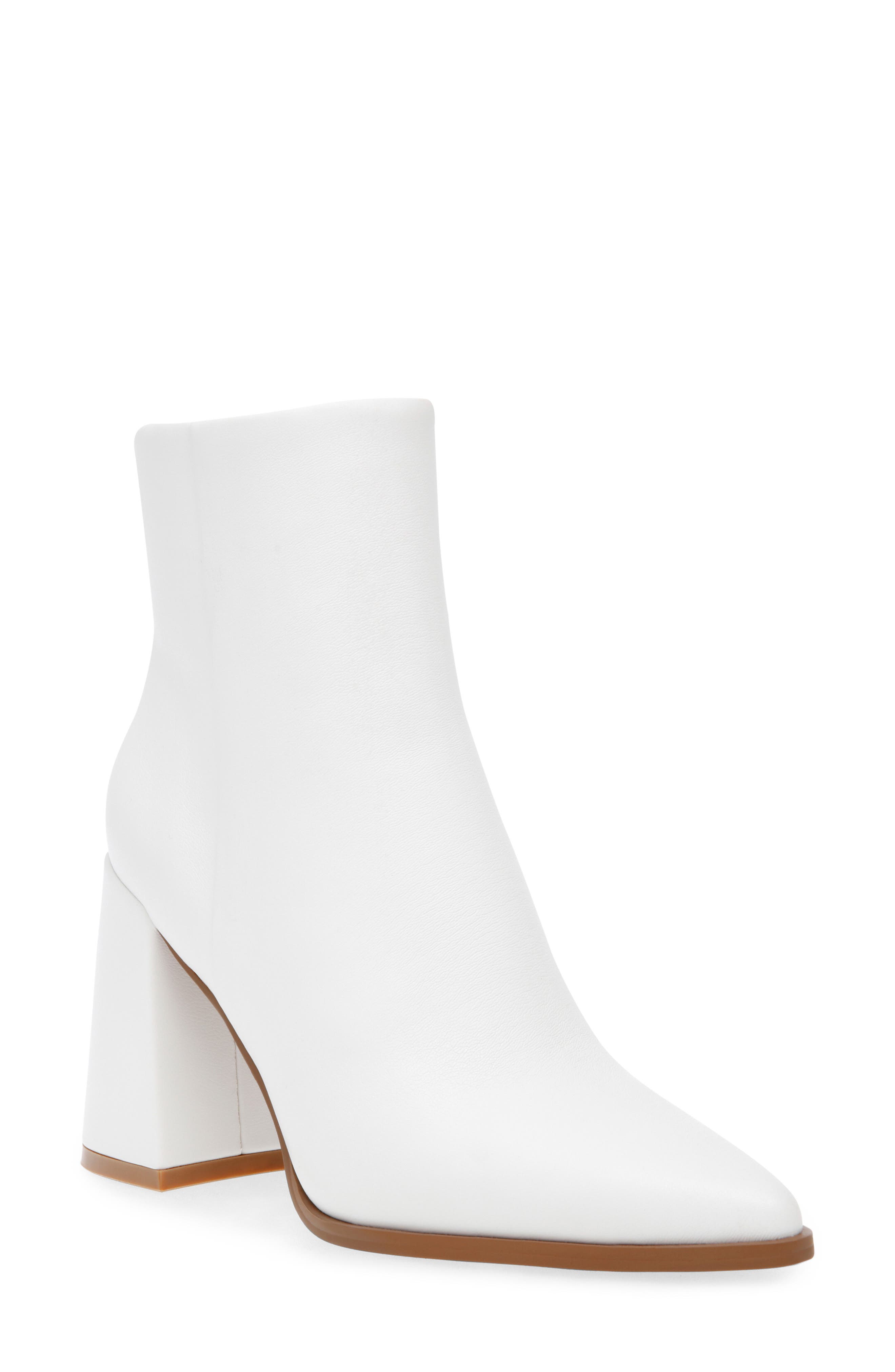 Tomas Pointed Toe Boot, Main, color, WHITE