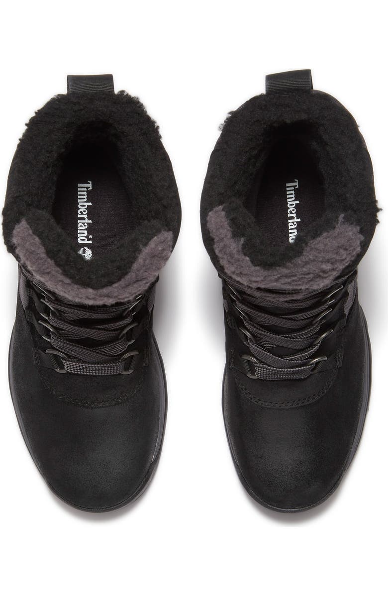 Timberland White Ledge Waterproof Snow Boot, Alternate, color, Black Suede