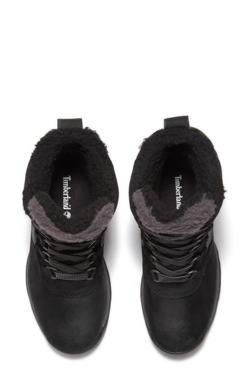 Timberland White Ledge Waterproof Snow Boot In Black