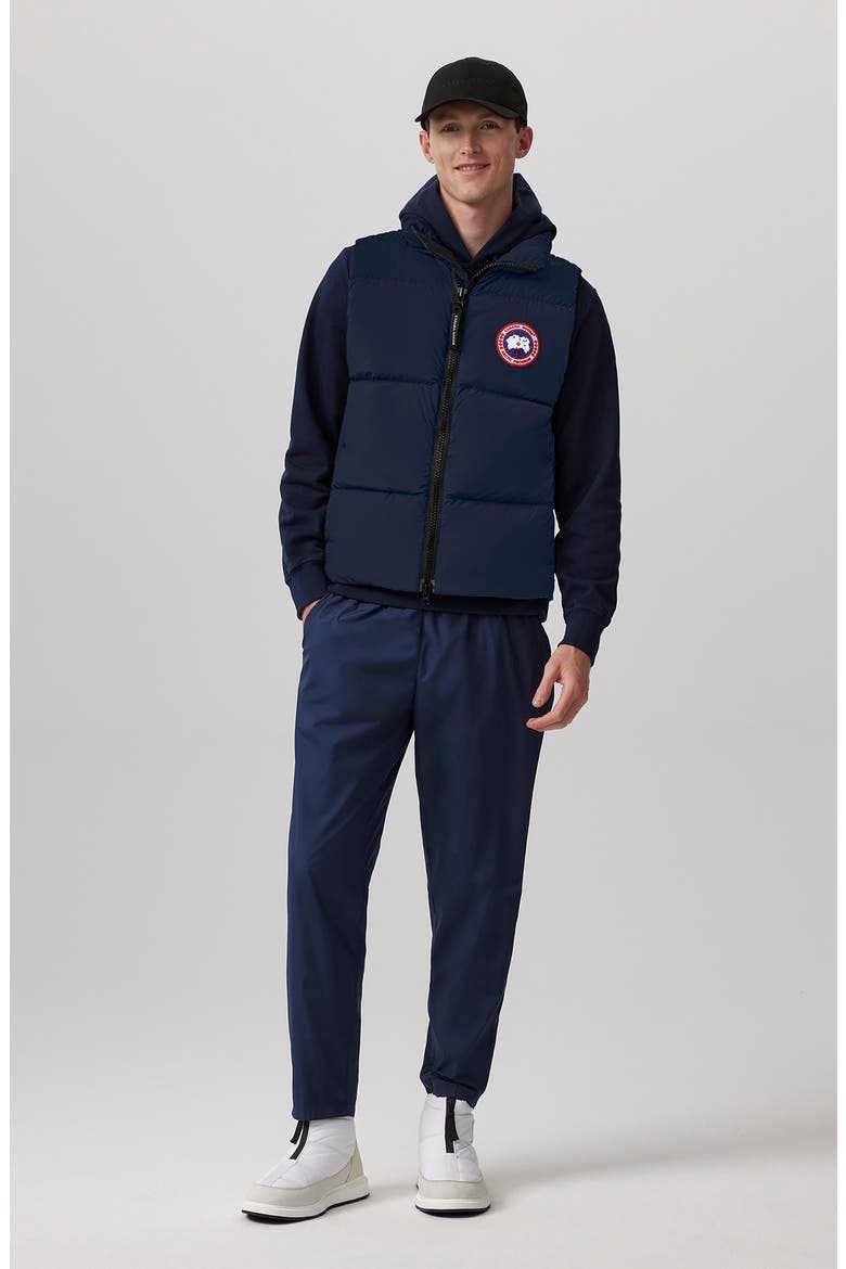 Lawrence Water Repellent 750 Fill Power Down Puffer Vest, Alternate, color, ATLANTIC NAVY