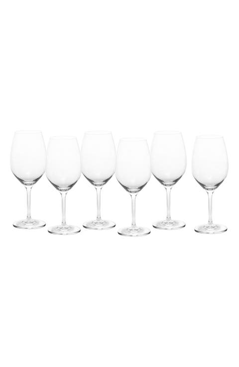 Banquet Set of 6 Red Wine Glasses