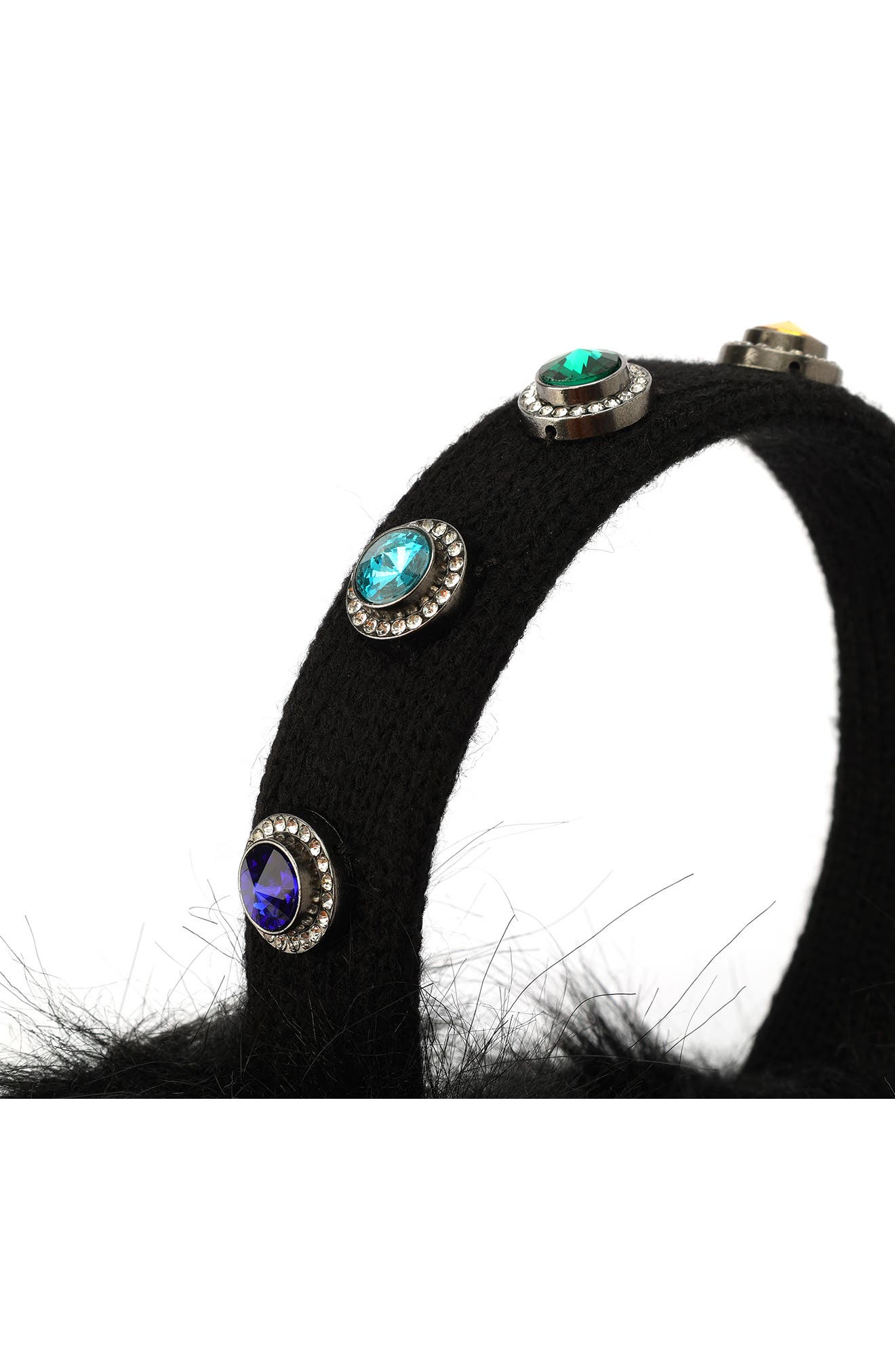 Kurt Geiger London Octavia Jewel Faux Fur Ear Muffs (Women) | Nordstromrack