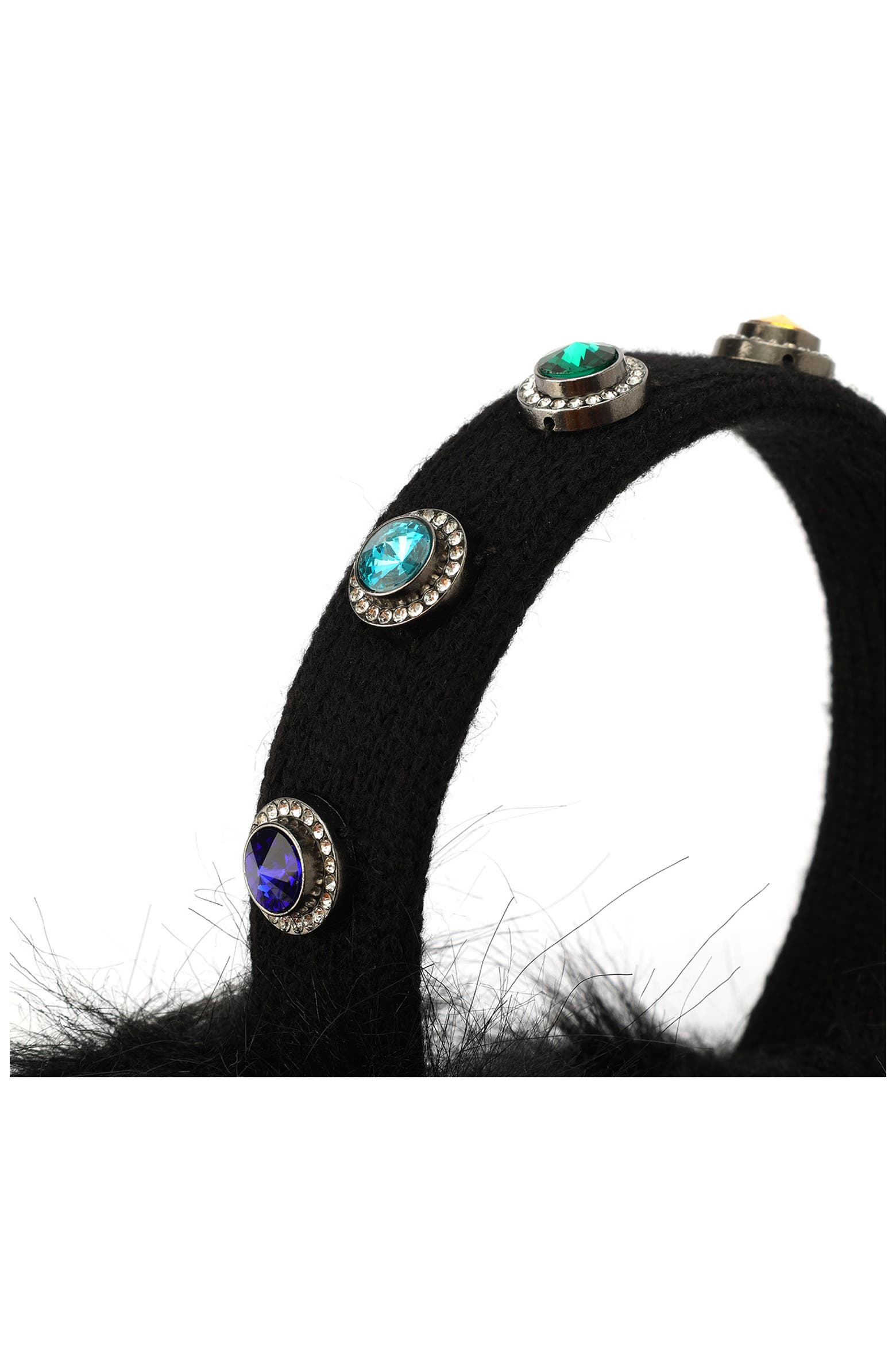 Ear Cone Rack Kurt Geiger London Octavia Jewel Faux Fur Ear Muffs (Women) | Nordstromrack